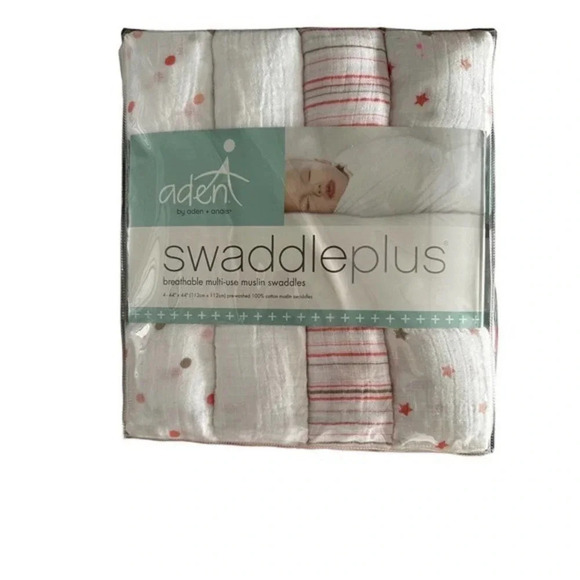 Aden & Anais‎ Cotton Breathable Multi-use Muslim Swaddles Blanket One Size NWT - Picture 1 of 2